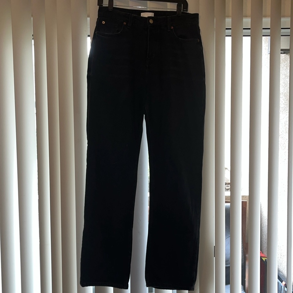 Women’s H&M black wide leg jeans